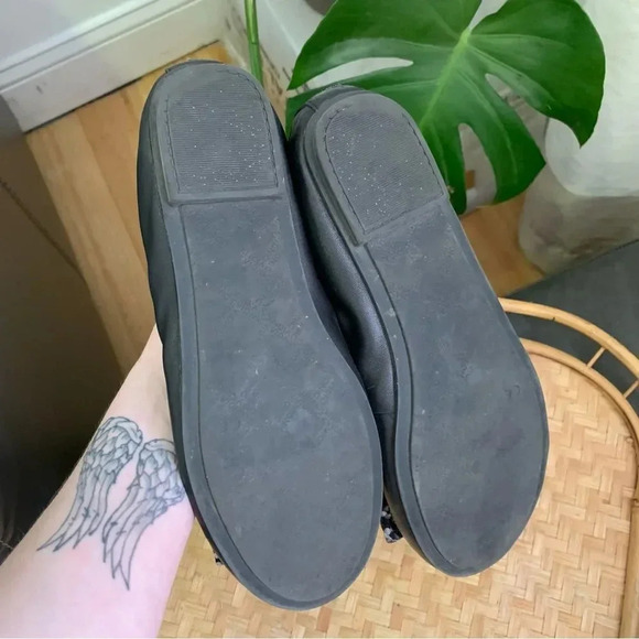 Vionic Zelda Flats Leather Snake Print Bow Flats - Picture 6 of 11